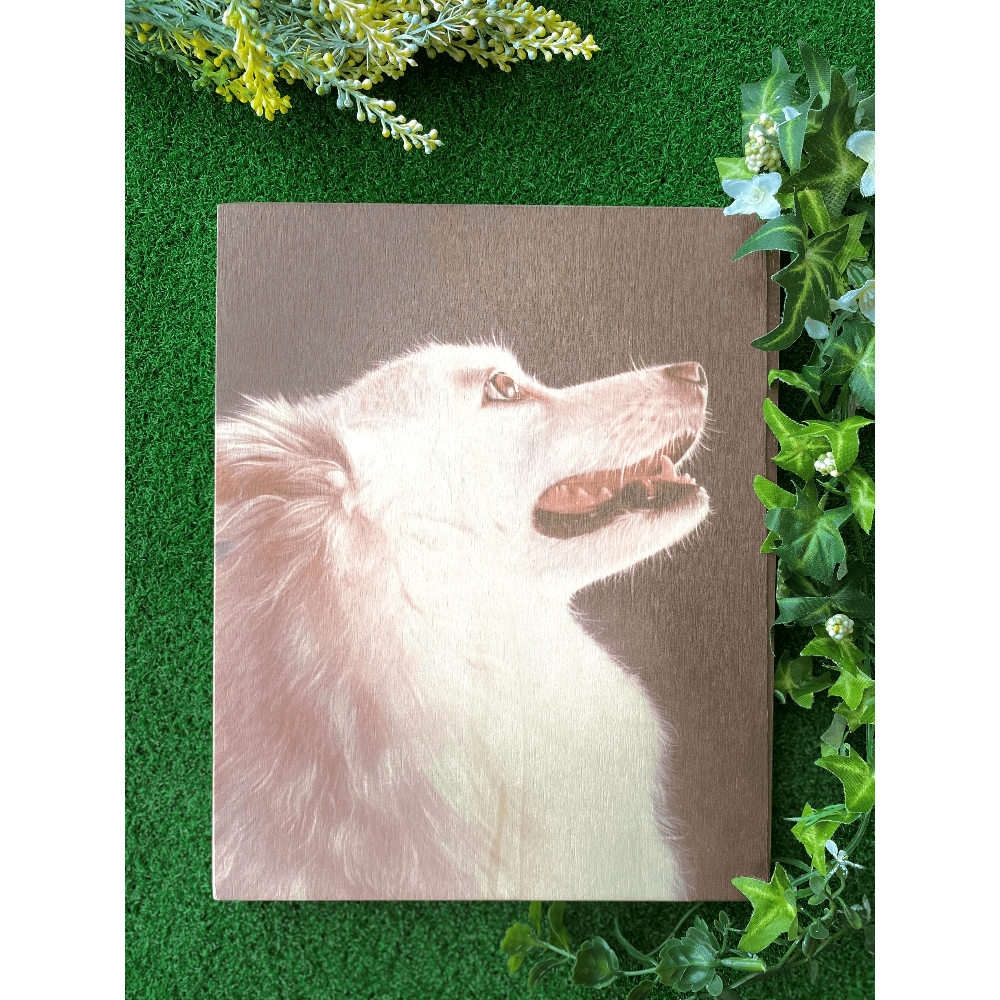 Custom Pet Photo On Wood Print