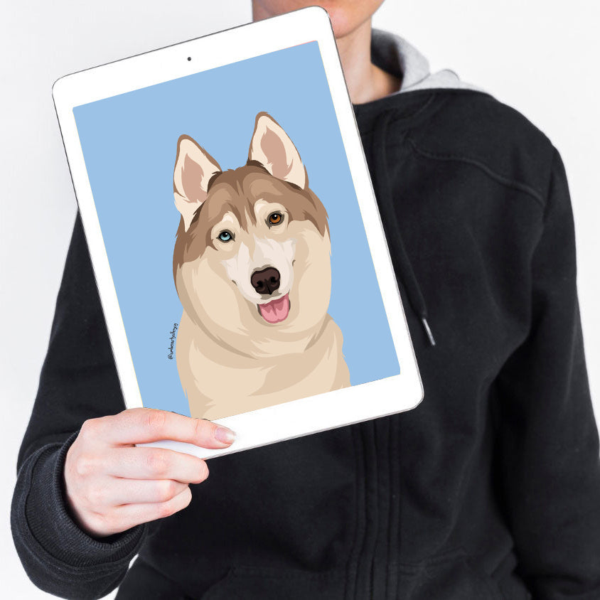 Custom Digital Pet Portrait (Pop-Art Style)