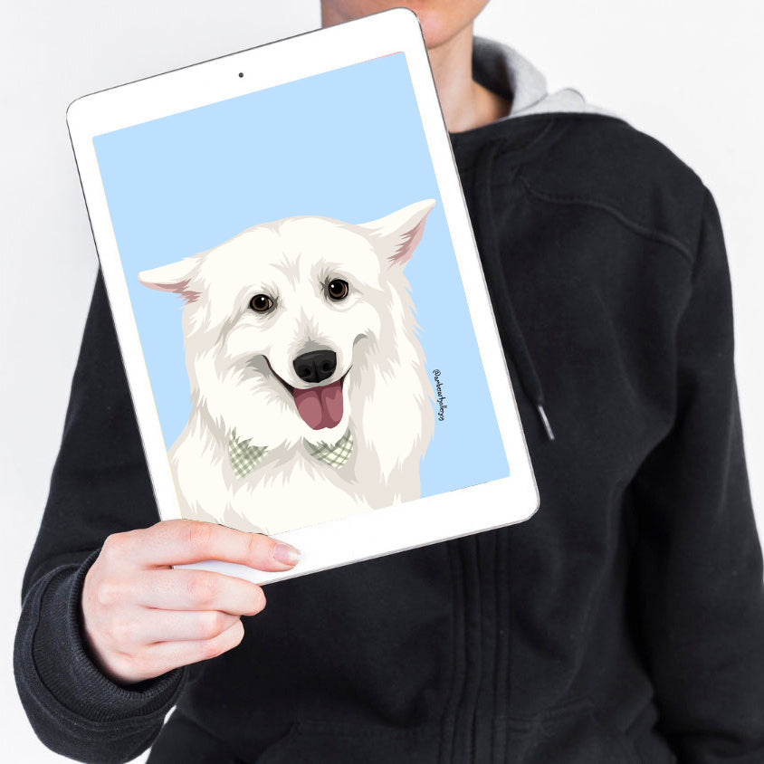 Custom Digital Pet Portrait (Pop-Art Style)